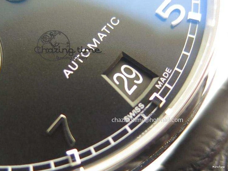 MIROTIME 0310 Portuguese Real PR IW500703 ZF 1:1 Best Edition On Black Leather Strap A Durable 7370